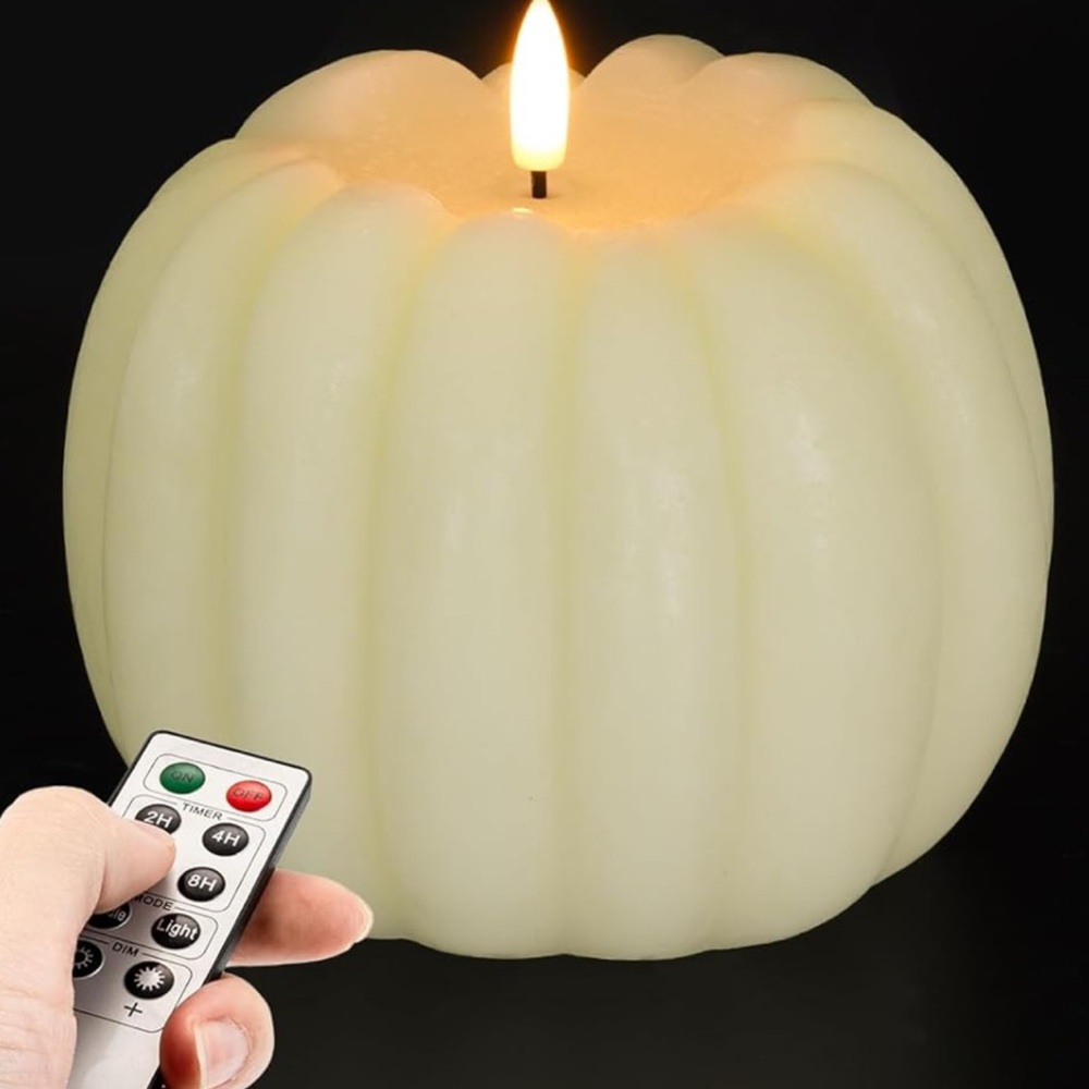 Remote-Controlled Pumpkin Candle - Picture 2 of 16